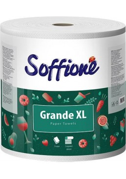 Бумажные полотенца Soffione XL 2 слоя 500 отрывов 1 рулон